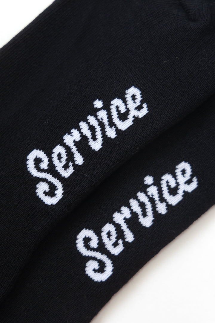 Service Works - Knife & Fork Socks - Black