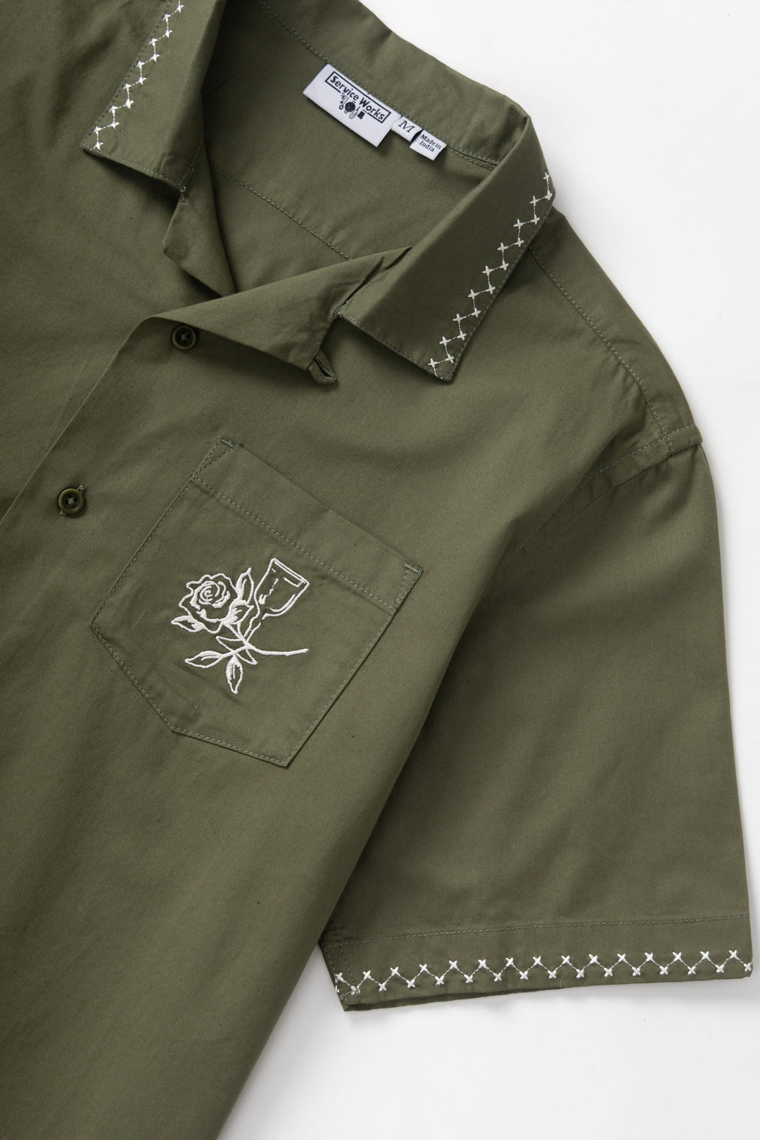 Service Works - Border Shirt - Olive