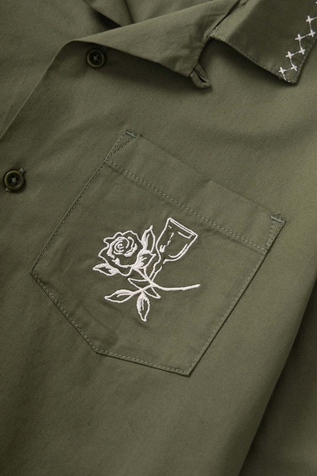 Service Works - Border Shirt - Olive