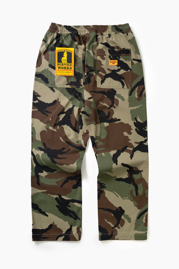 Service Works - Patterned Chef Pants - Woodland