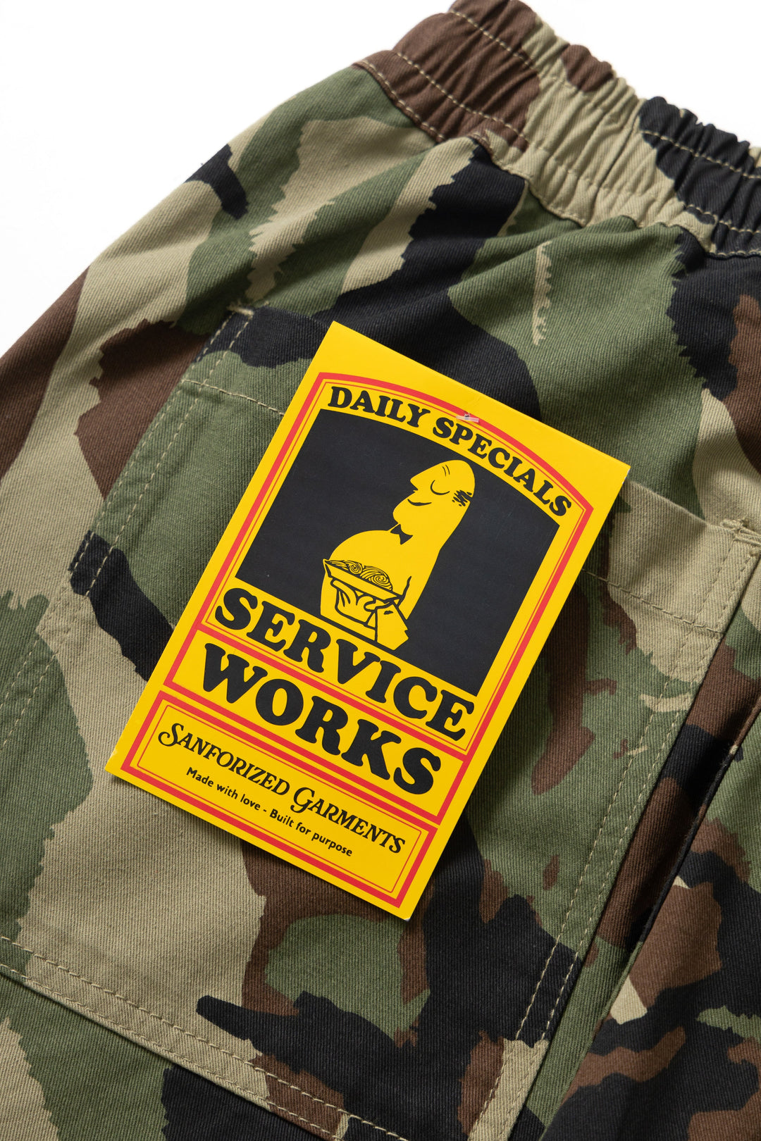 Service Works - Patterned Chef Pants - Woodland