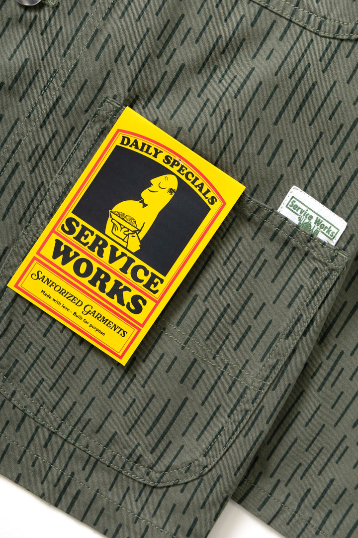 Service Works - Patterned Coverall 2.0 - Raindrop Green