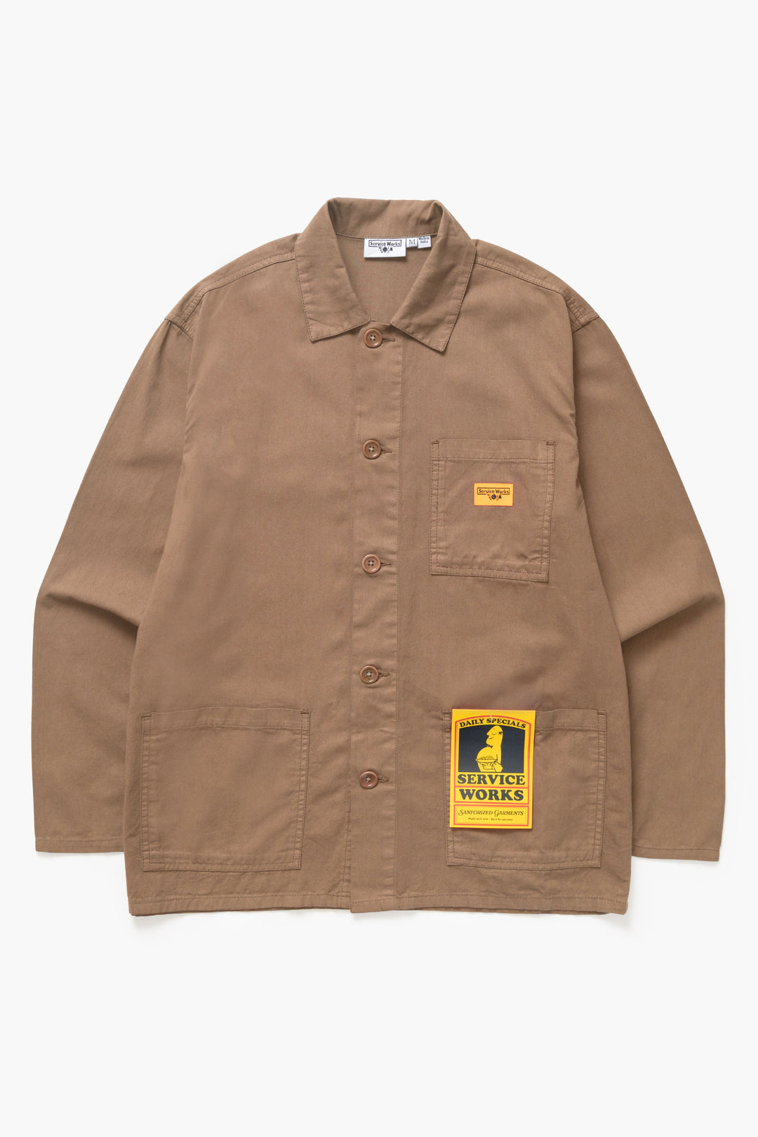 Service Works - Twill Chore Shirt - Mushroom