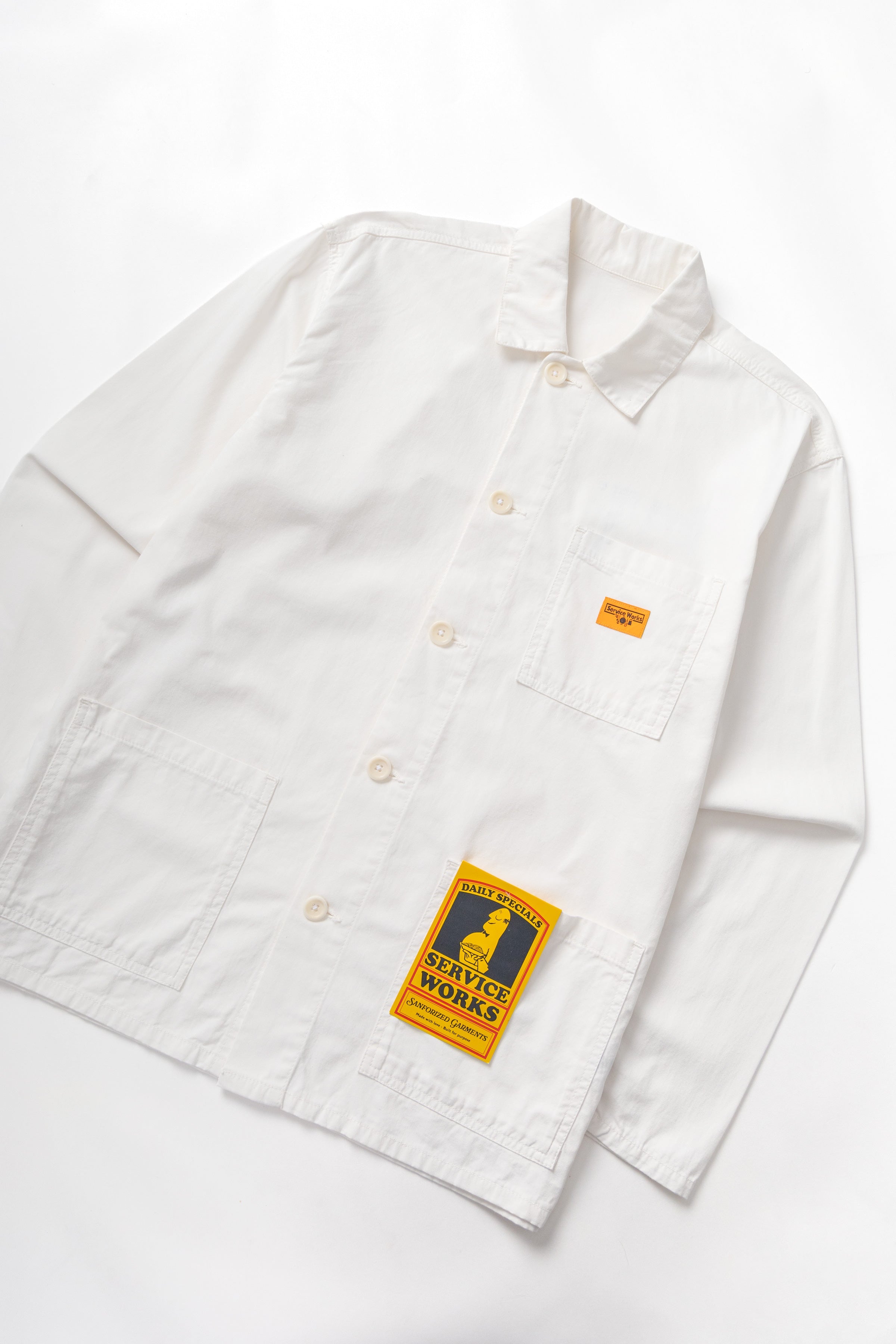 Service Works - Twill Chore Shirt - Off-White – Blacksmith Store
