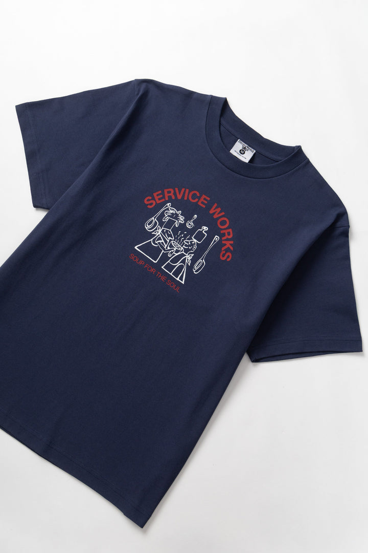 Service Works - Soup For The Soul Tee - Navy