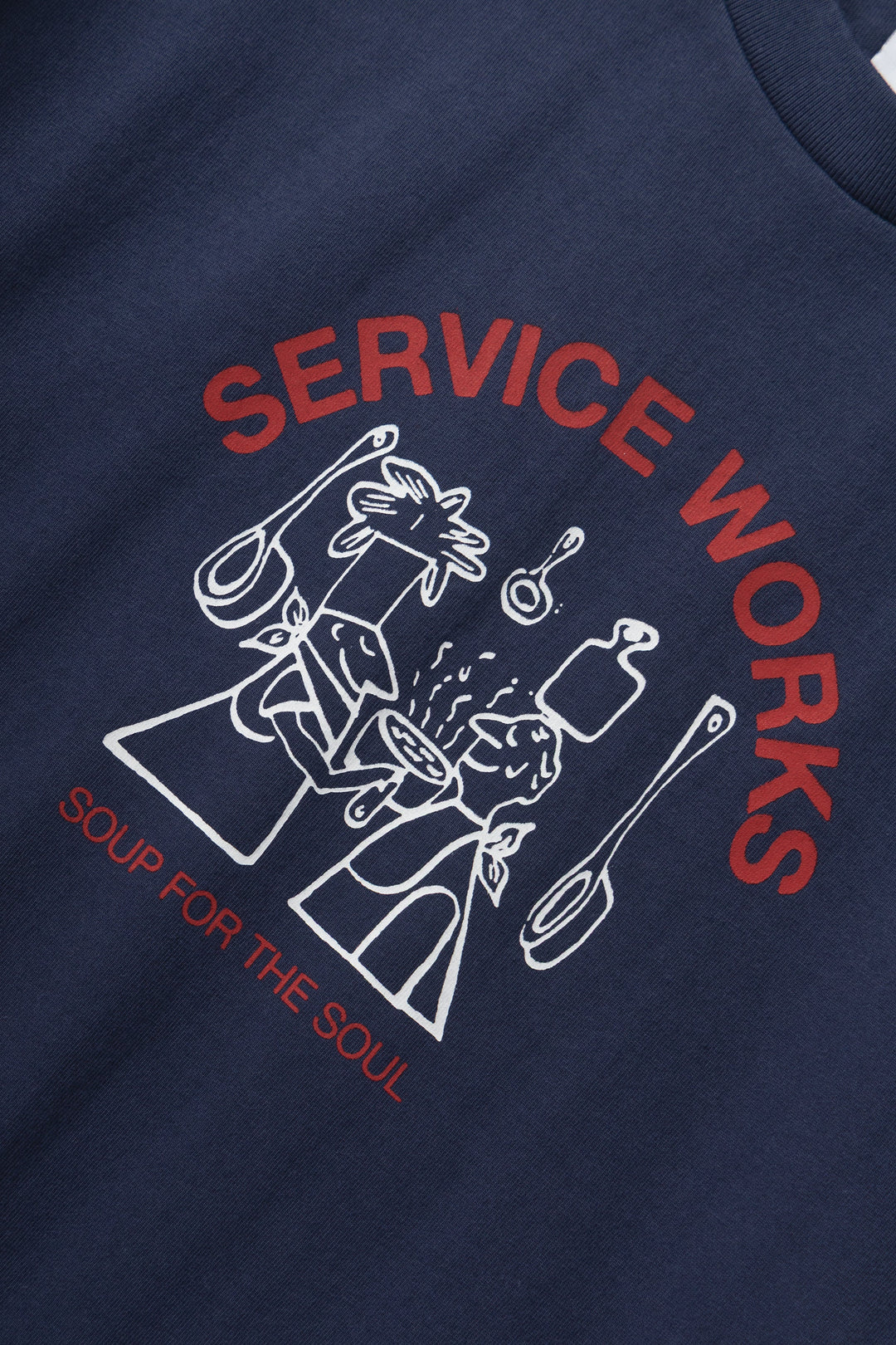 Service Works - Soup For The Soul Tee - Navy