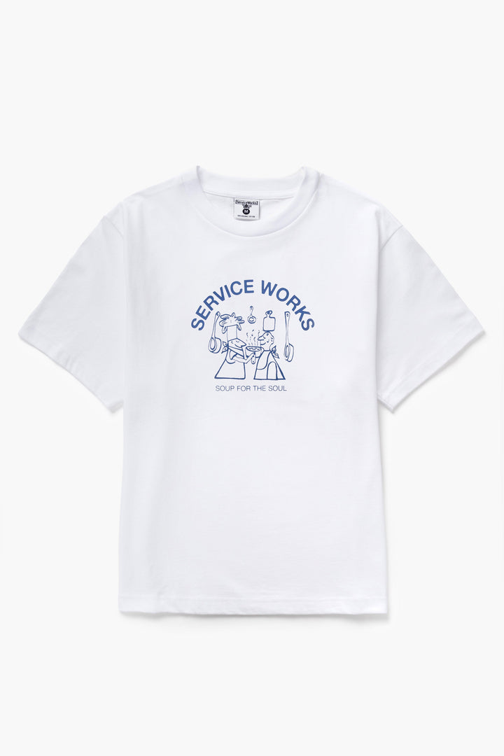 Service Works - Soup For The Soul Tee - White