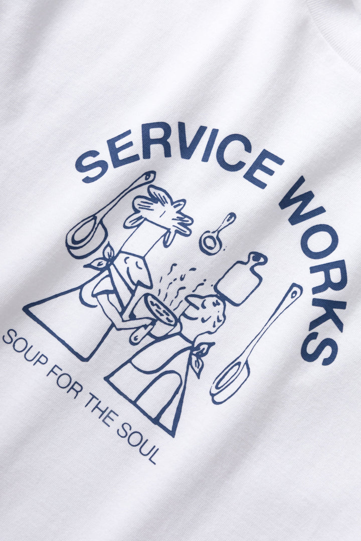 Service Works - Soup For The Soul Tee - White
