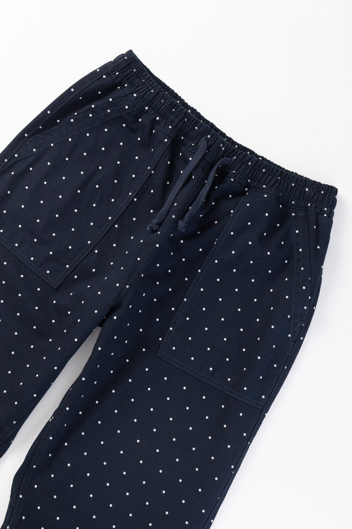Service Works - Polka Dot Chef Pants - Navy