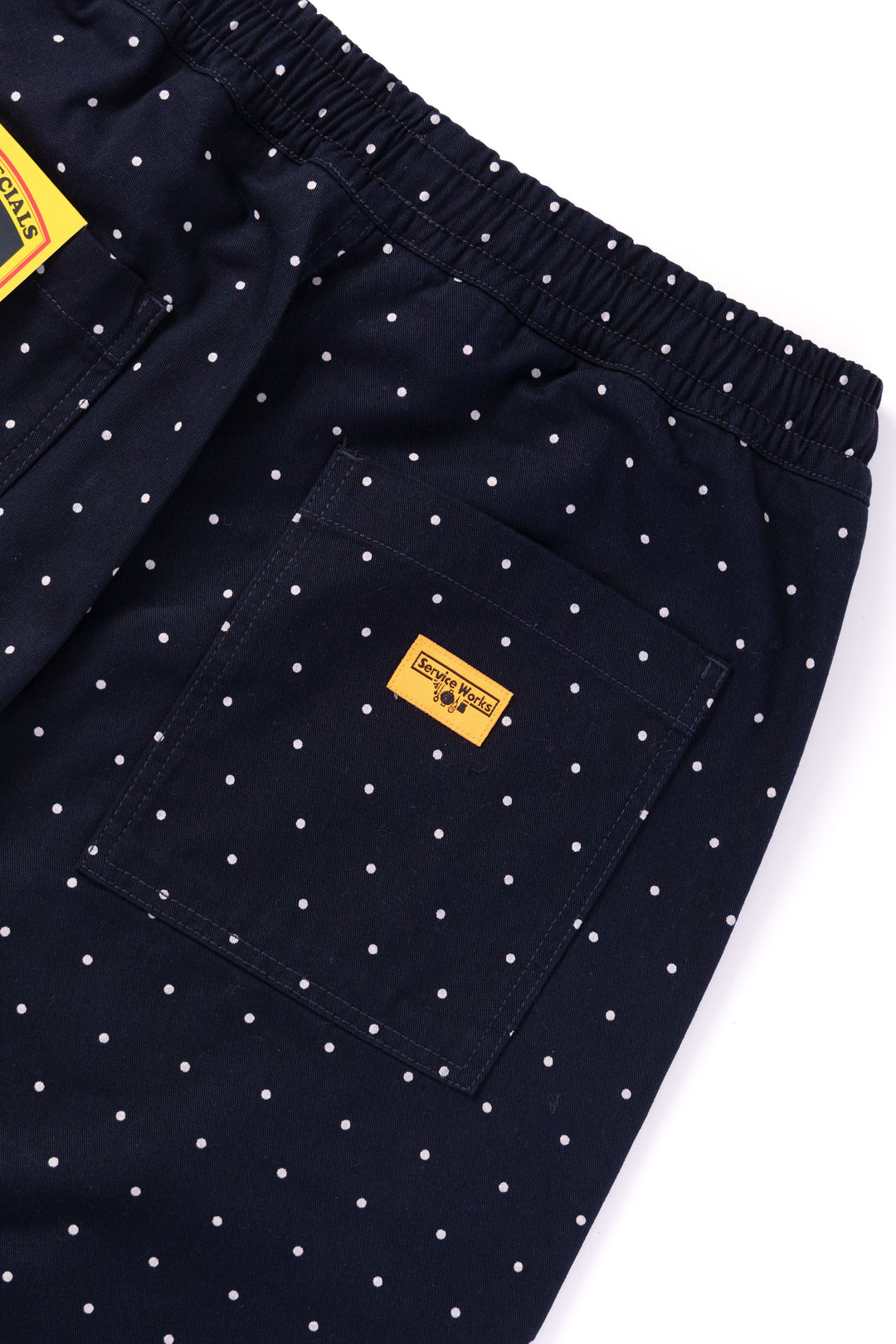 Service Works - Polka Dot Chef Shorts - Navy