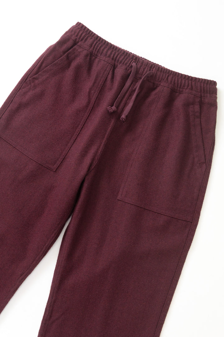 Service Works - Flannel Chef Pants - Burgundy