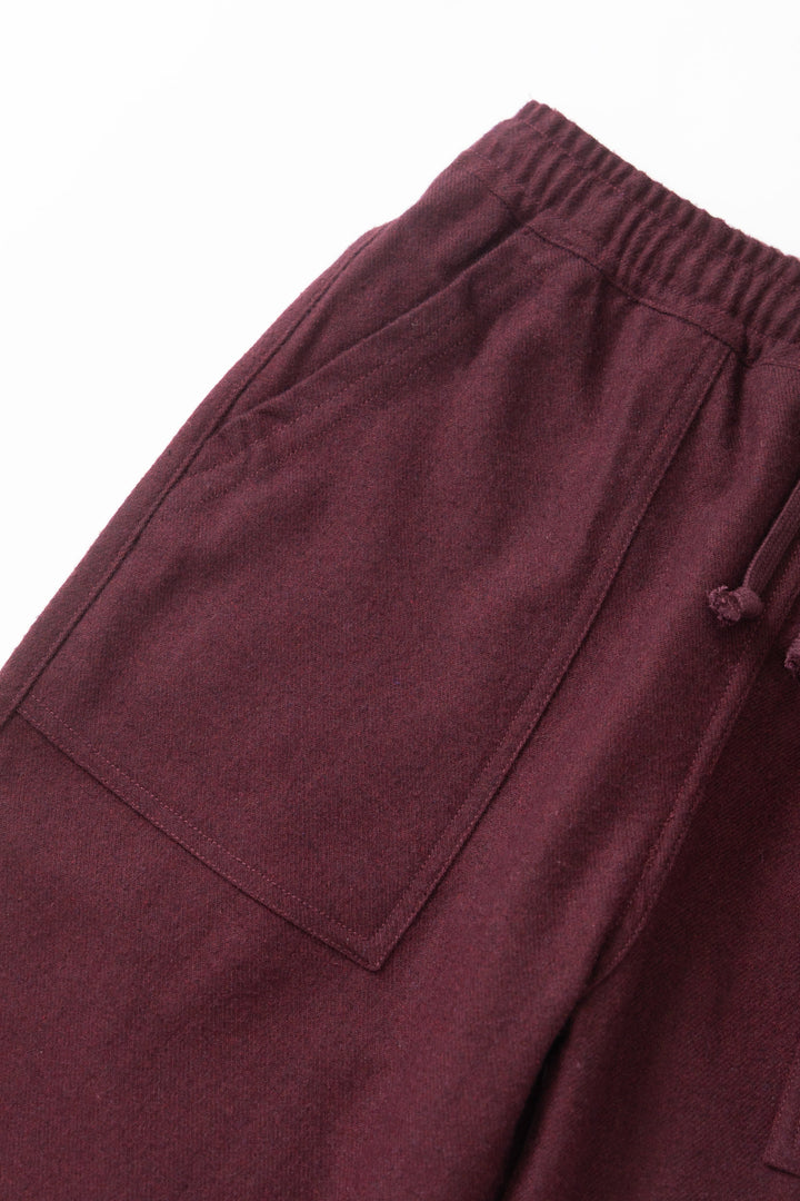 Service Works - Flannel Chef Pants - Burgundy