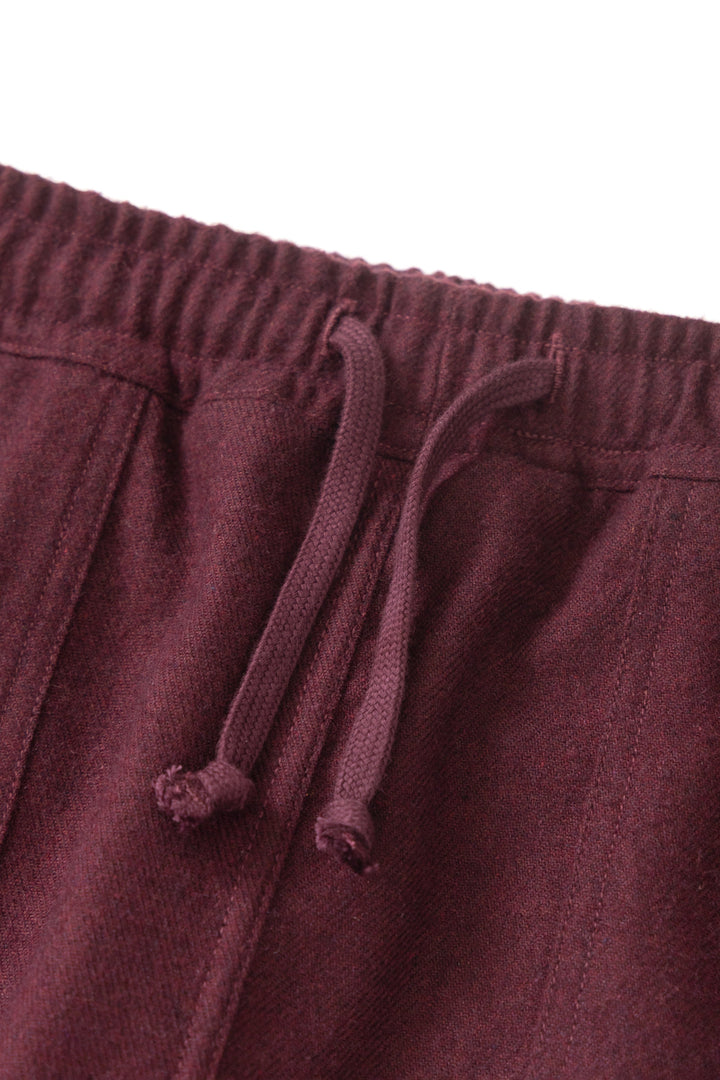 Service Works - Flannel Chef Pants - Burgundy