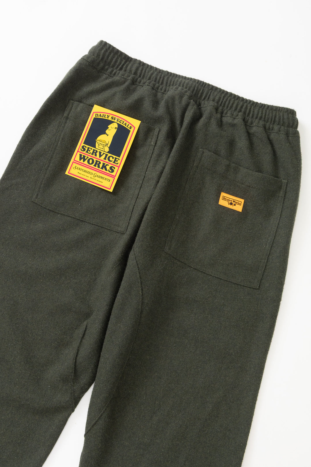 Service Works -  Flannel Chef Pants - Forest