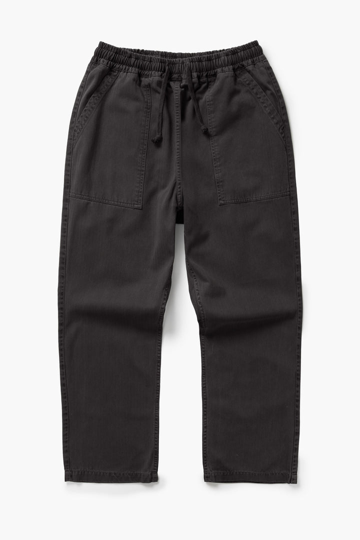 Service Works -  Pigment Herringbone Chef Pants - Black
