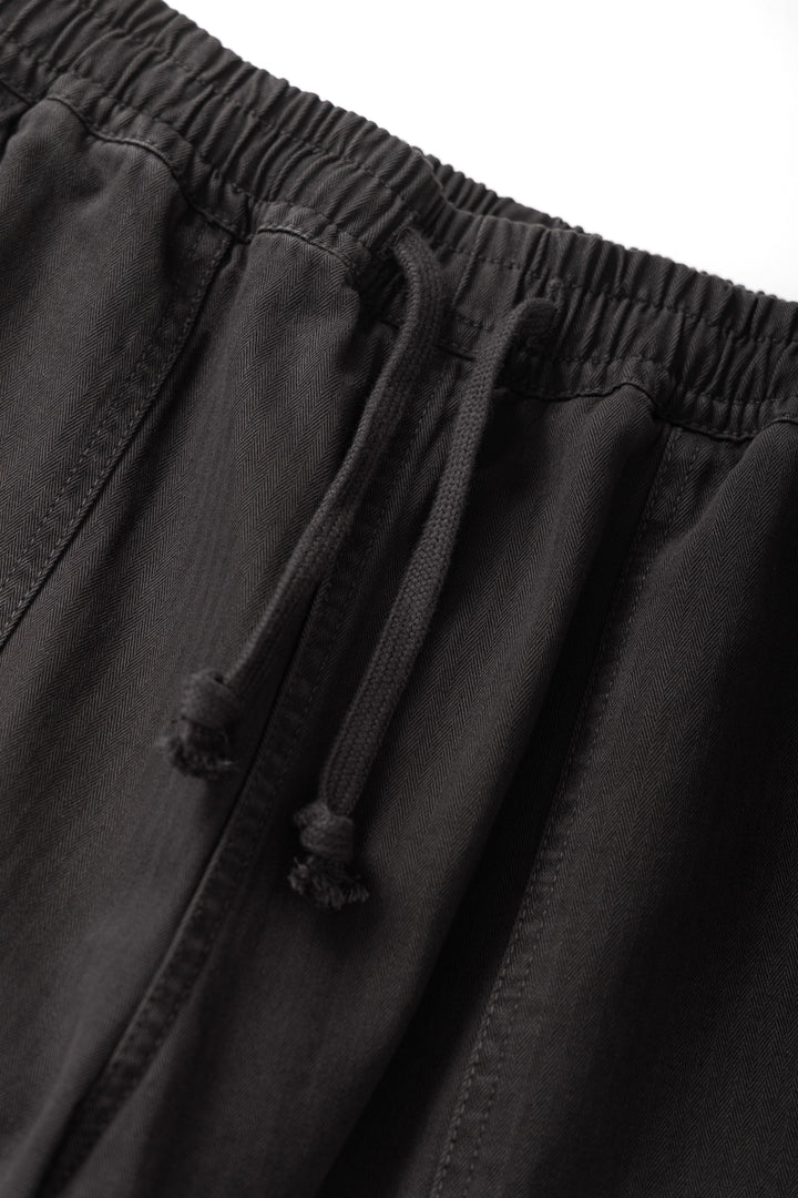 Service Works -  Pigment Herringbone Chef Pants - Black