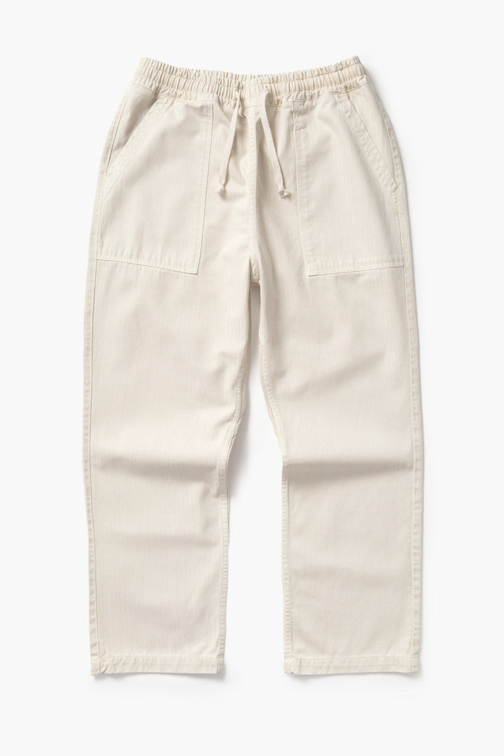 Service Works -  Pigment Herringbone Chef Pants - Bone
