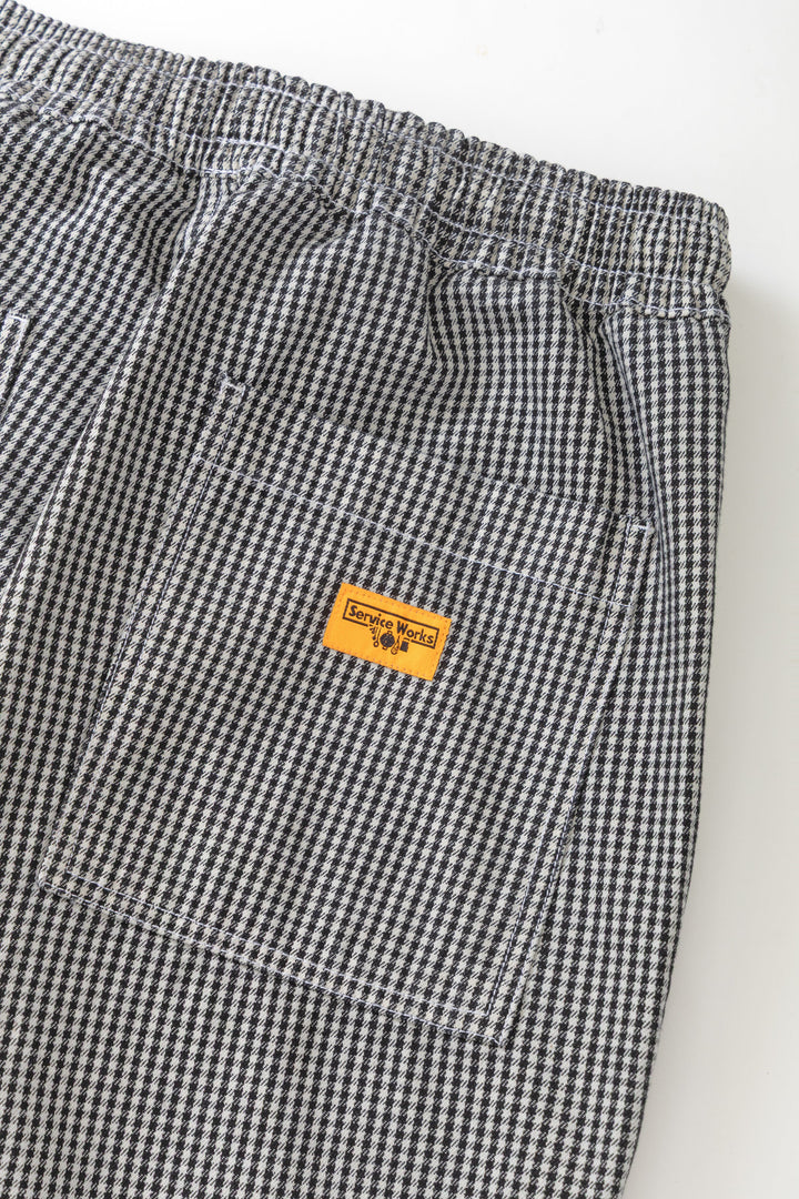 Service Works -  House Gingham Chef Pants - Black