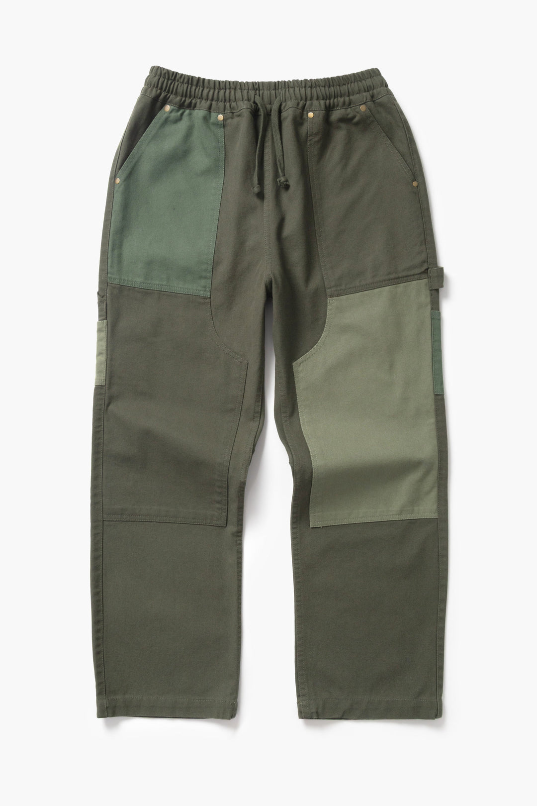 Service Works -  Patchwork Utility Chef Pants - Green