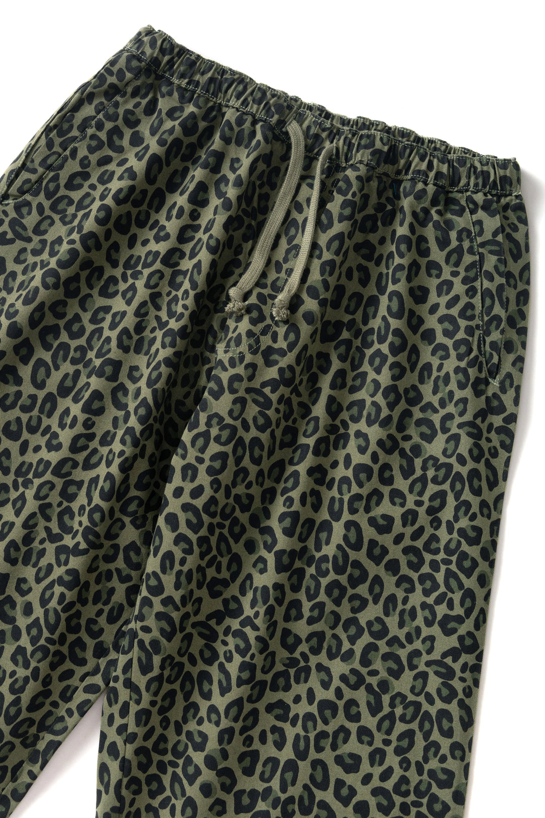 Service Works -  Patterned Easy Chef Pants - Green Leopard