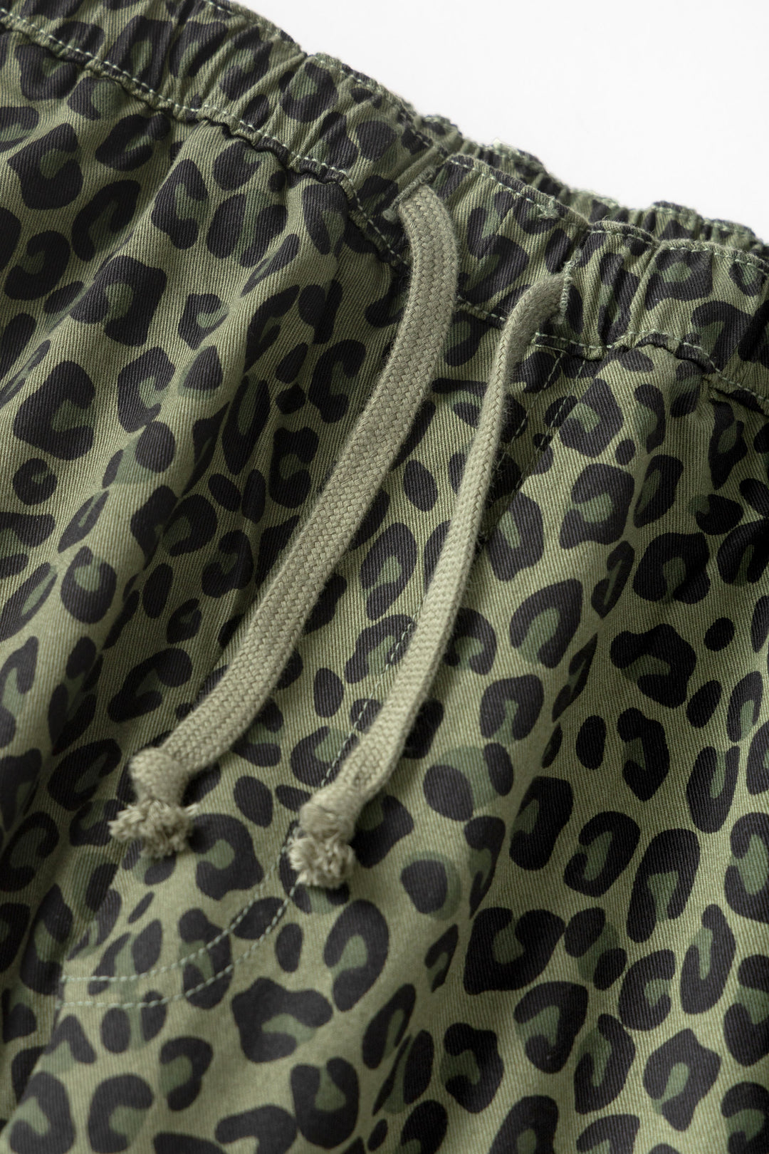 Service Works -  Patterned Easy Chef Pants - Green Leopard