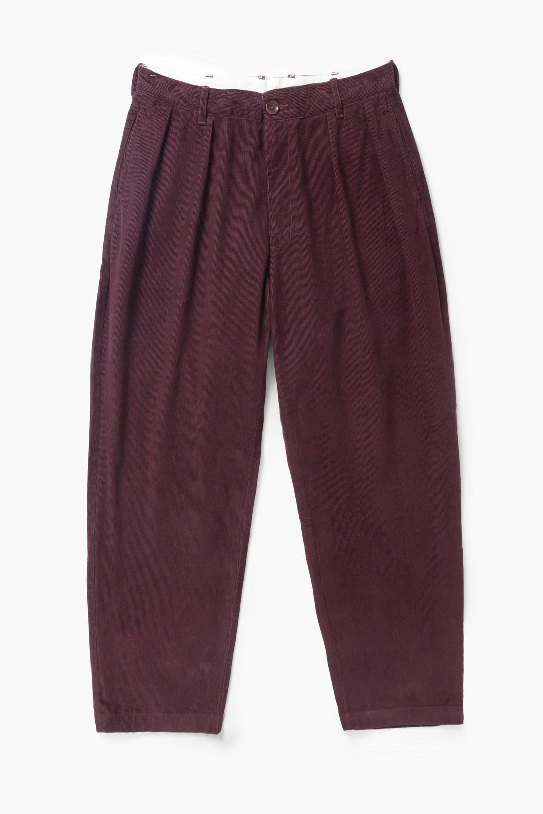 Service Works -  Fine Cord Part Timer Pants - Burgundy