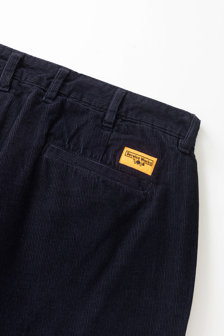 Service Works -  Fine Cord Part Timer Pants - Dark Navy