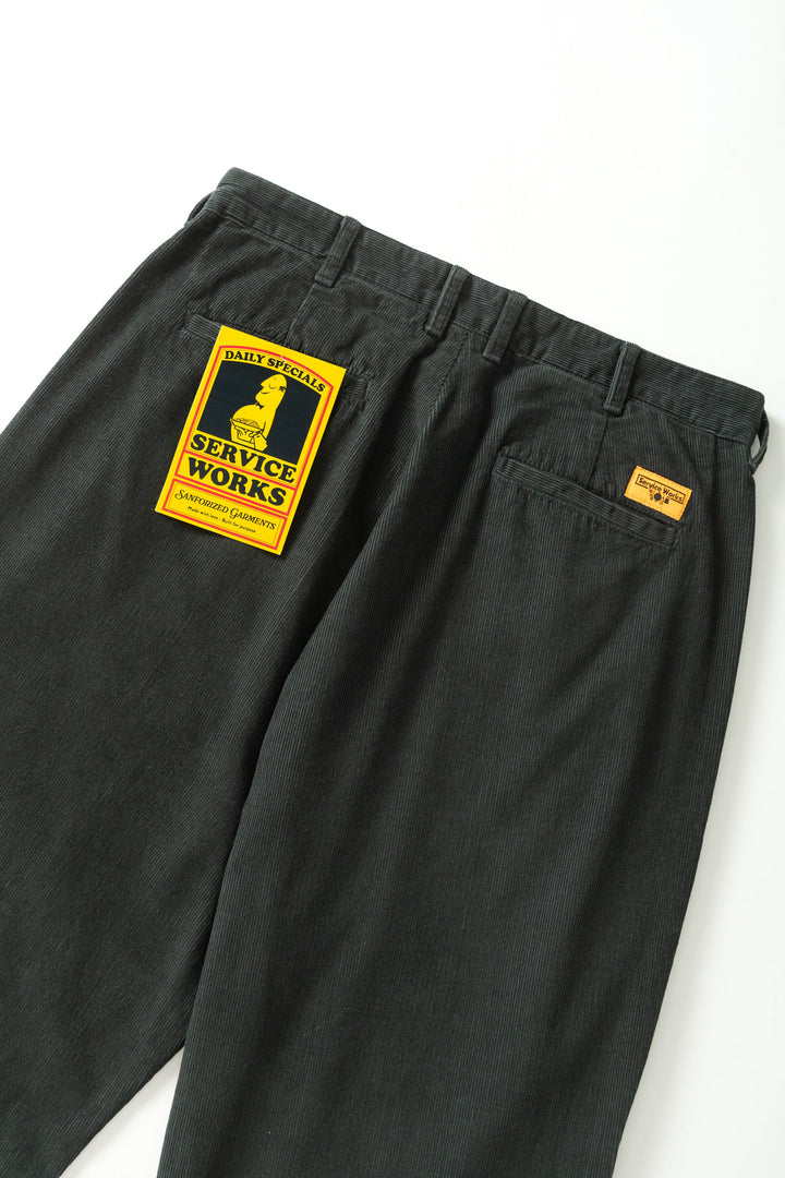 Service Works -  Fine Cord Part Timer Pants - Jewel