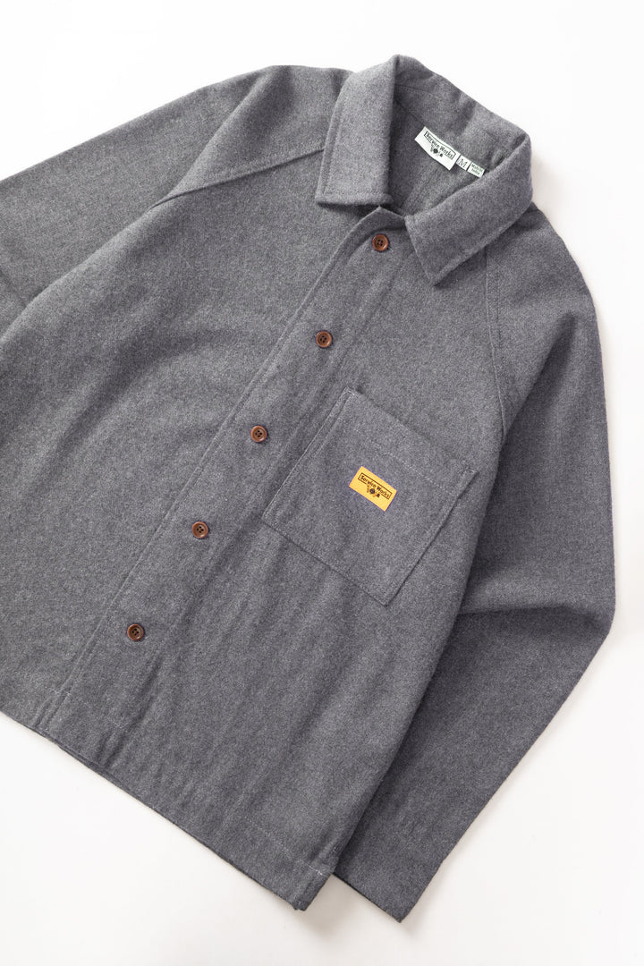 Service Works -  Flannel FOH Overshirt - Charcoal