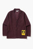 Service Works -  Fine Cord Server Suit Jacket - Burgundy