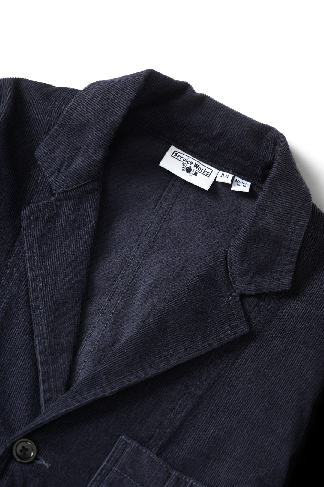 Service Works -  Fine Cord Server Suit Jacket - Dark Navy