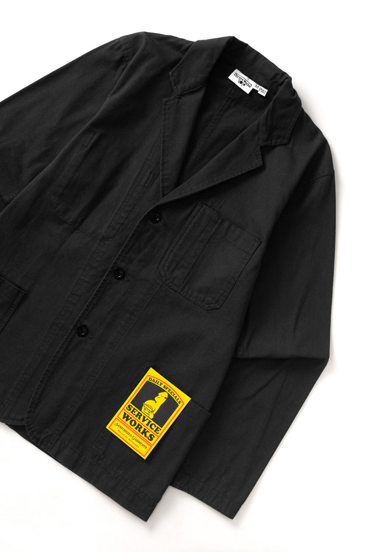 Service Works -  Twill Server Suit Jacket - Black