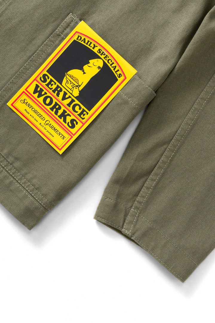 Service Works -  Twill Server Suit Jacket - Olive