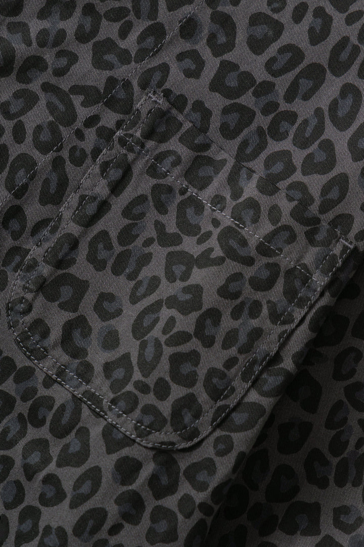 Service Works -  Patterned Easy Chef Shirt - Black Leopard