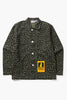 Service Works -  Patterned Easy Chef Shirt - Green Leopard
