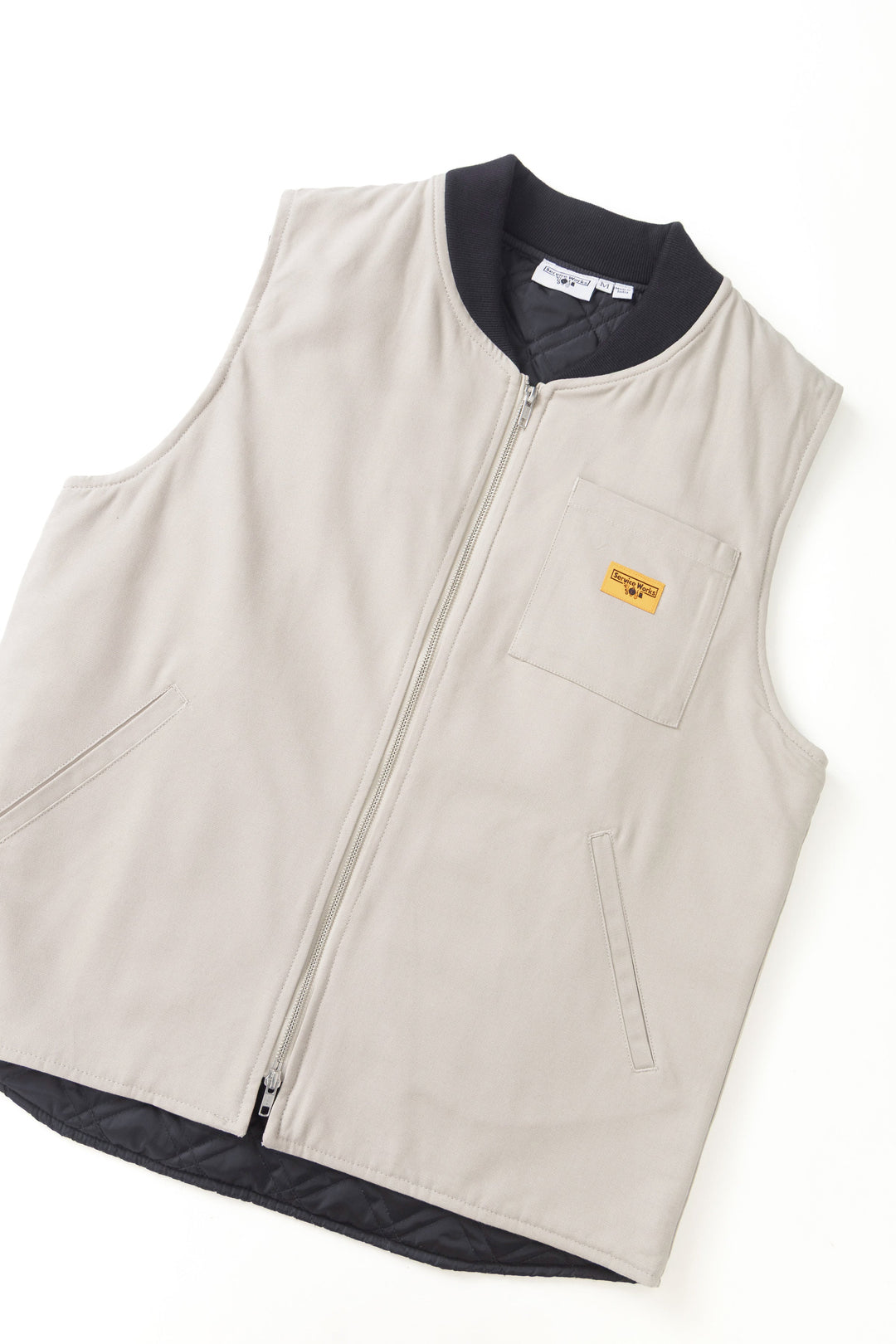 Service Works -  Padded Work Vest Jacket - Stone