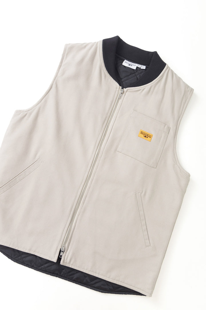 Service Works -  Padded Work Vest Jacket - Stone