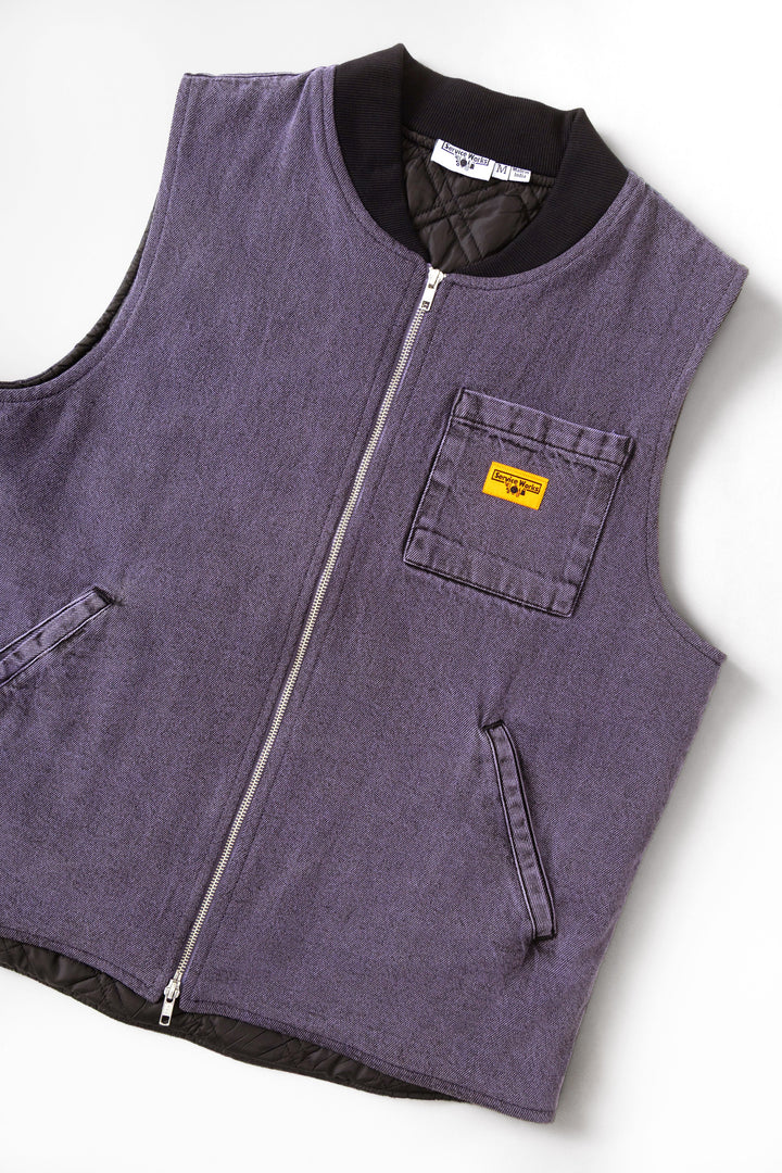 Service Works -  Over-Dyed Work Vest - Mauve