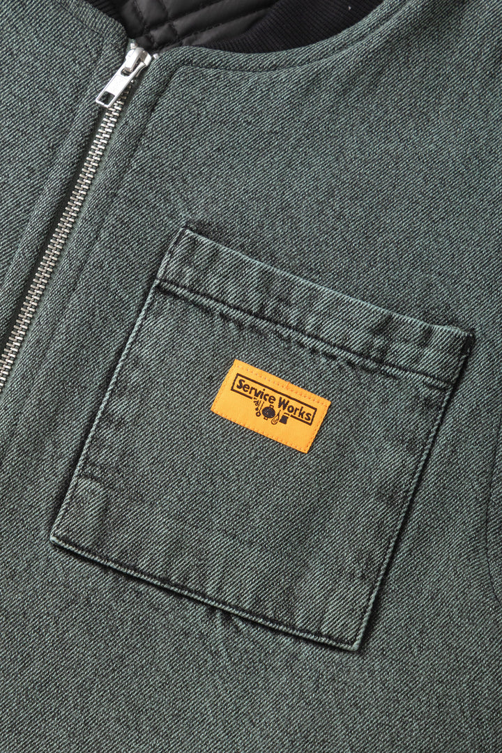 Service Works -  Over-Dyed Work Vest - Sage