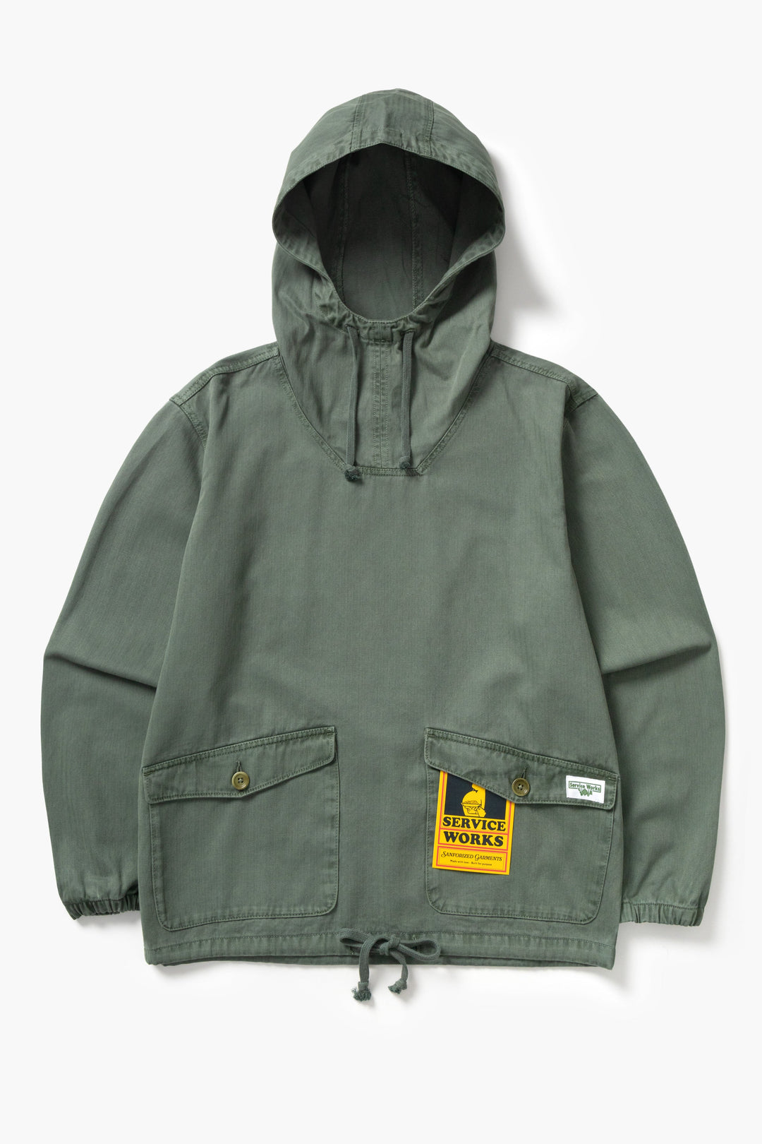 Service Works -  Pigment Herringbone Smock 2.0 - Olive