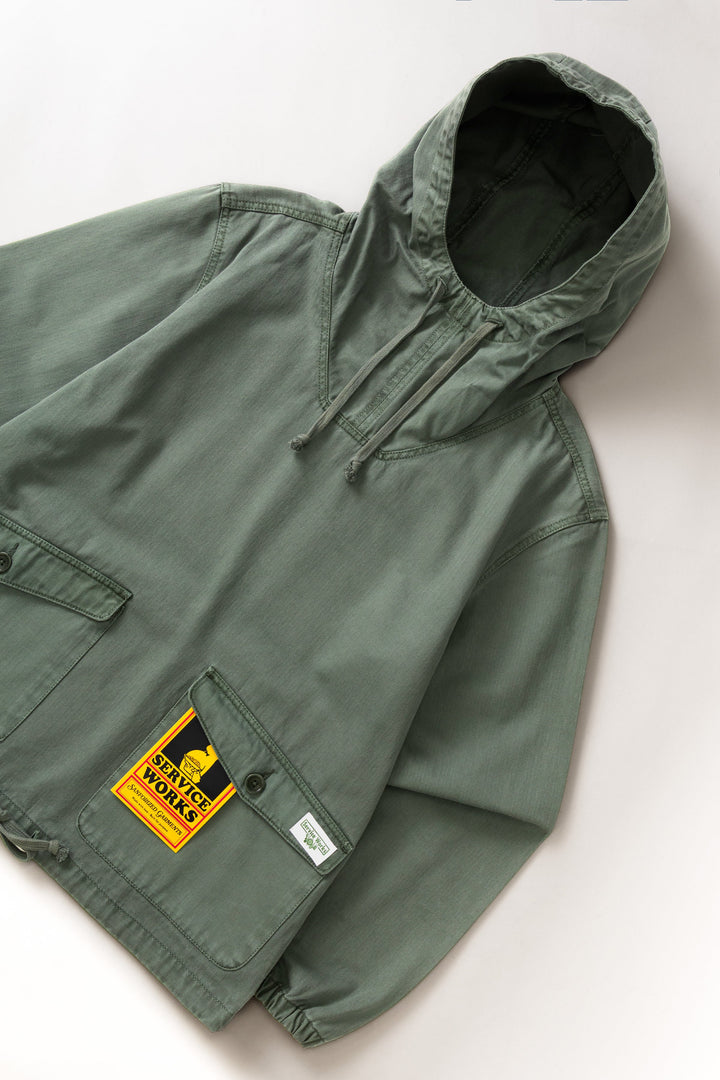Service Works -  Pigment Herringbone Smock 2.0 - Olive