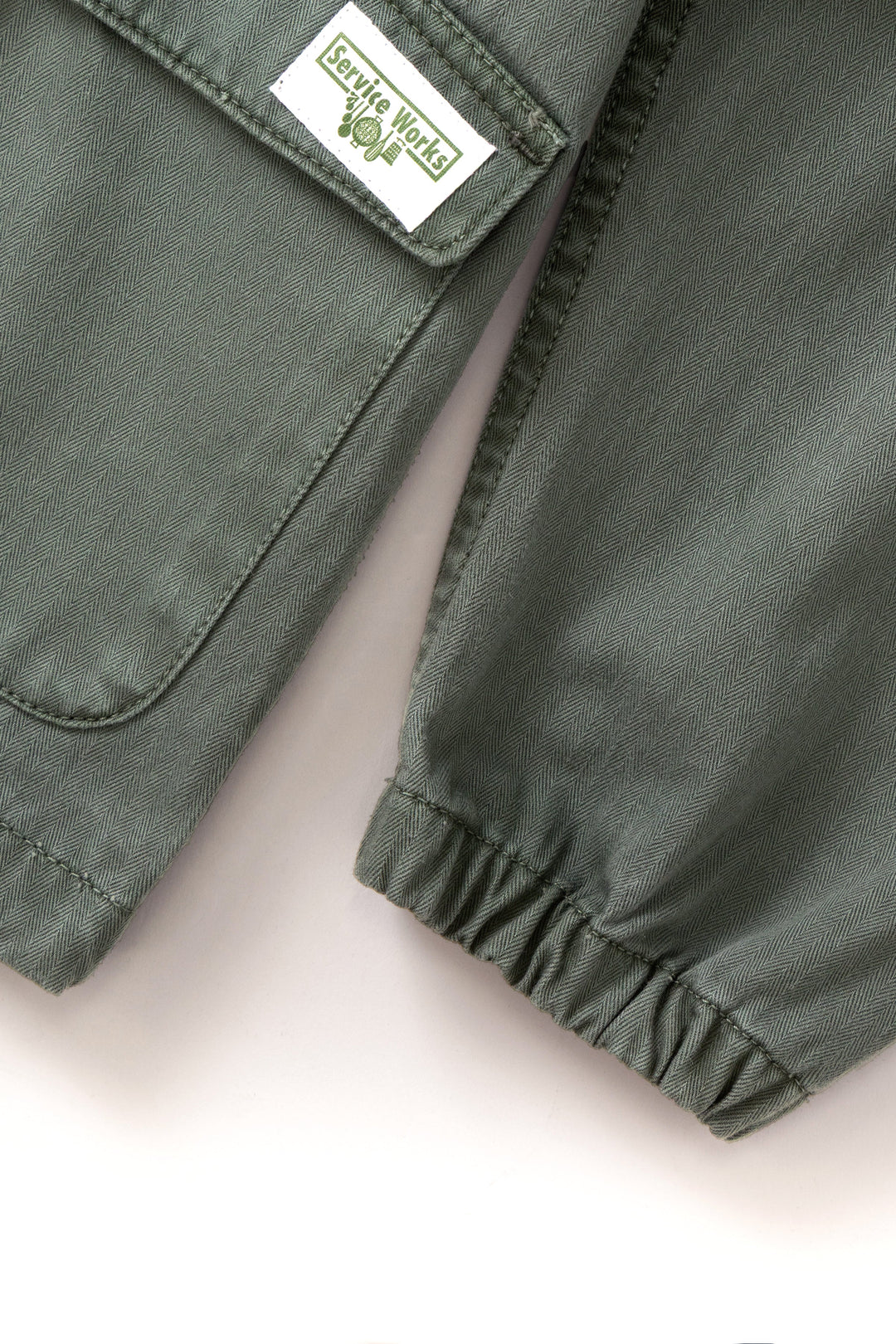 Service Works -  Pigment Herringbone Smock 2.0 - Olive