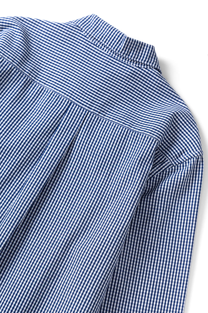 Service Works -  Gingham Waiter Shirt - Blue