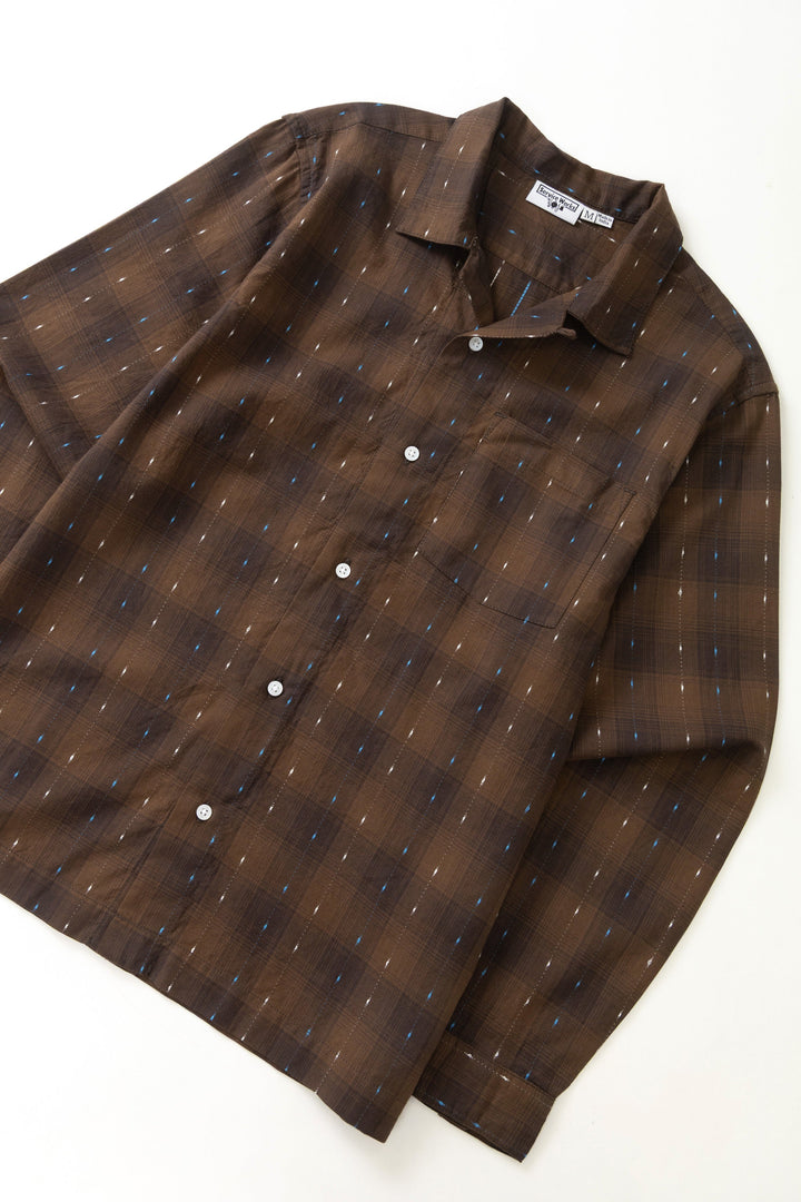 Service Works -  Drag Stitch Resort Shirt - Brown
