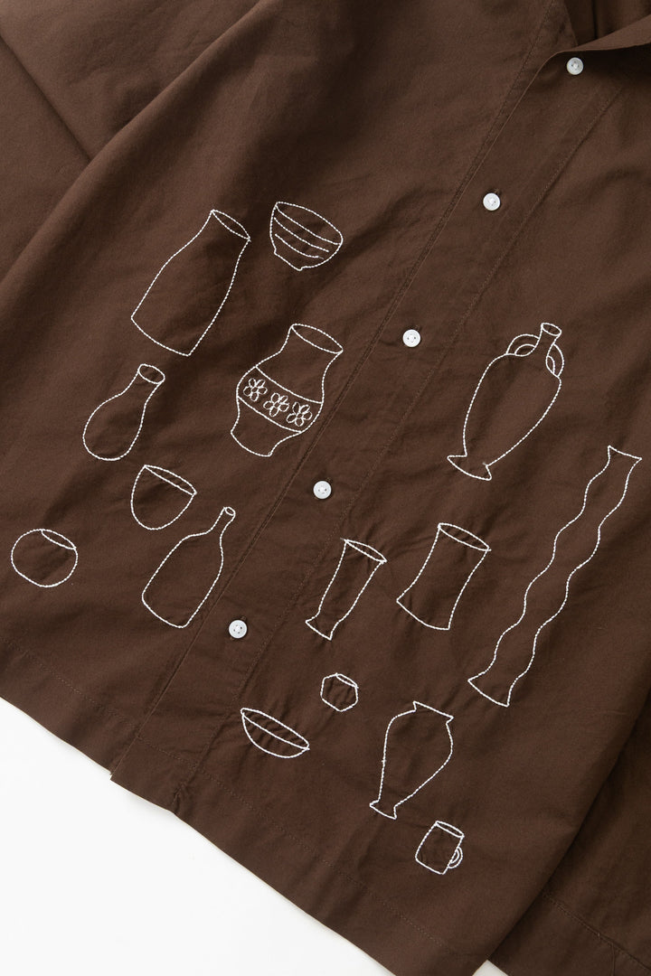 Service Works -  Ceramic Resort Shirt - Brown