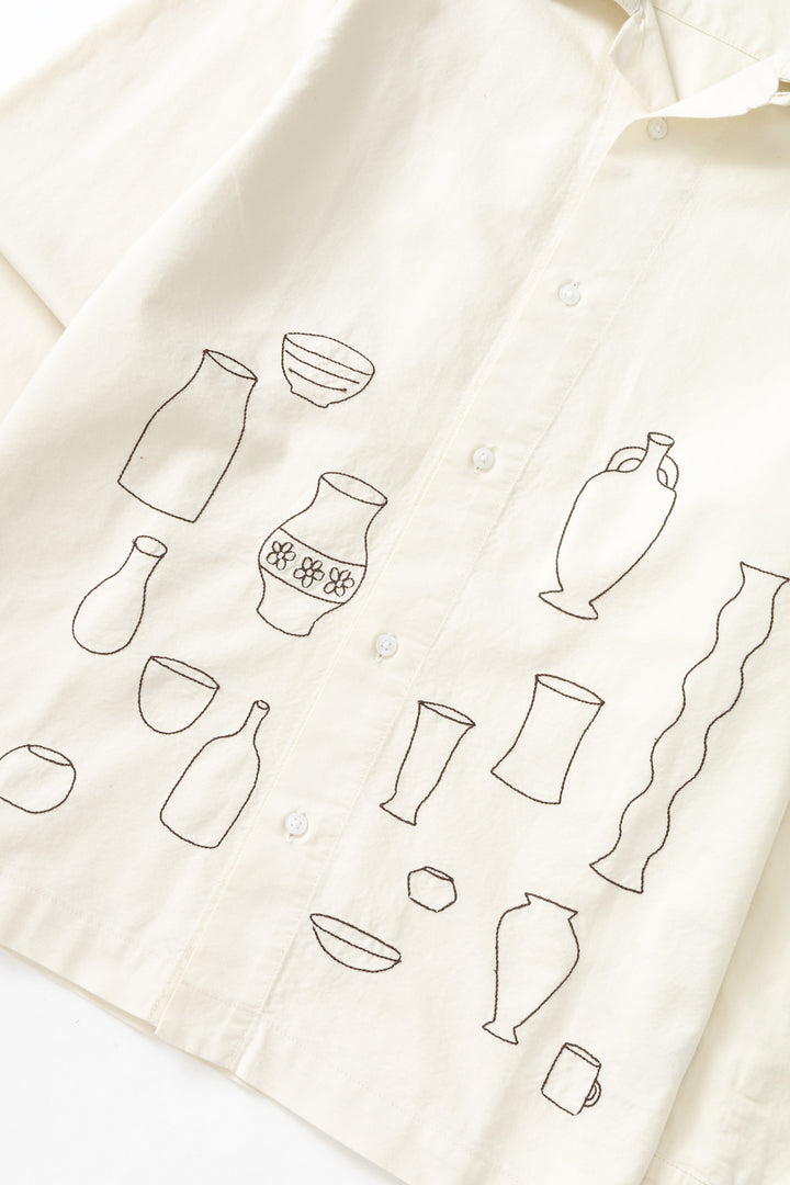 Service Works -  Ceramic Resort Shirt - Off White