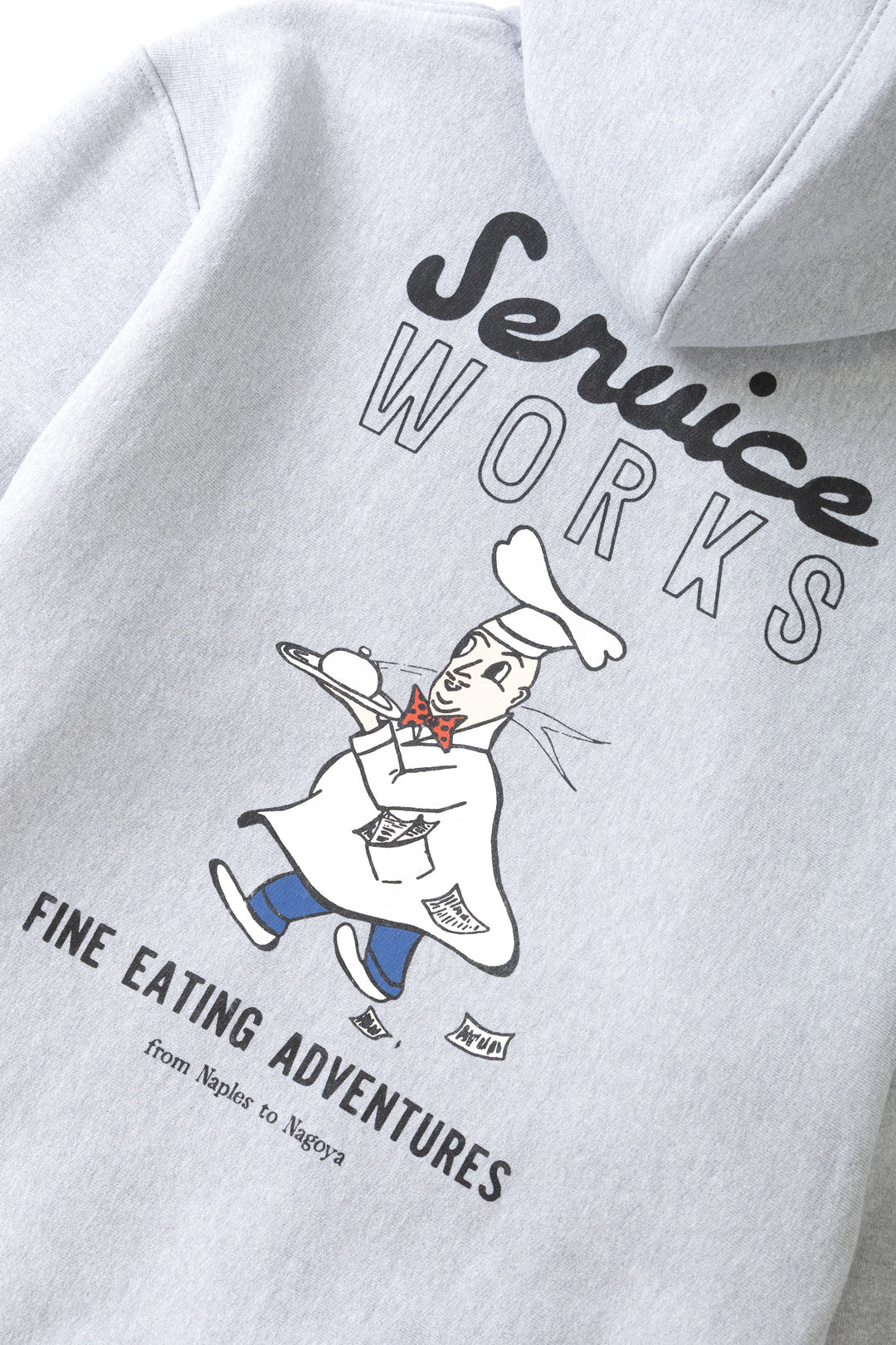 Service Works -  Eating Adventures Hoodie - Heather Grey