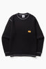 Service Works -  Waffle Contrast Thermal Long Sleeve Tee - Black/White