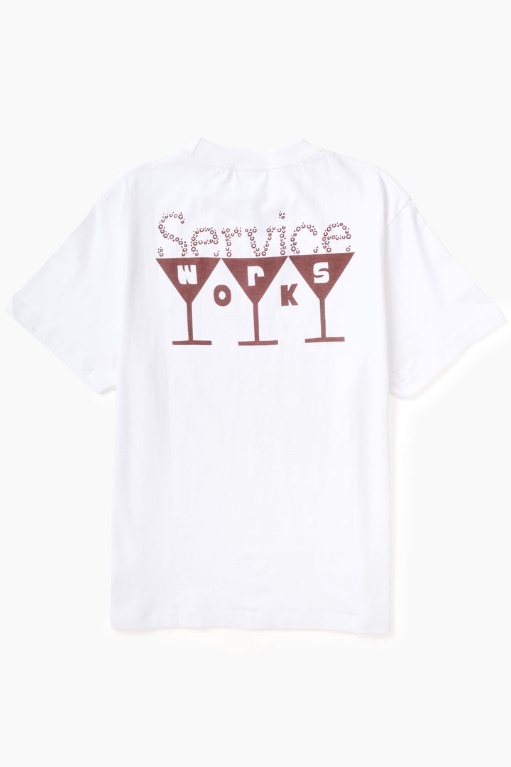Service Works -  Martini Tee - White