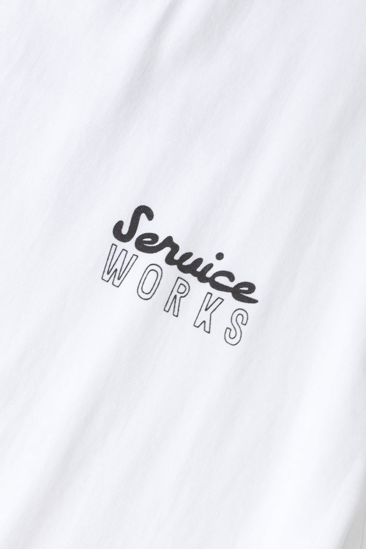 Service Works -  Eating Adventures Tee - White